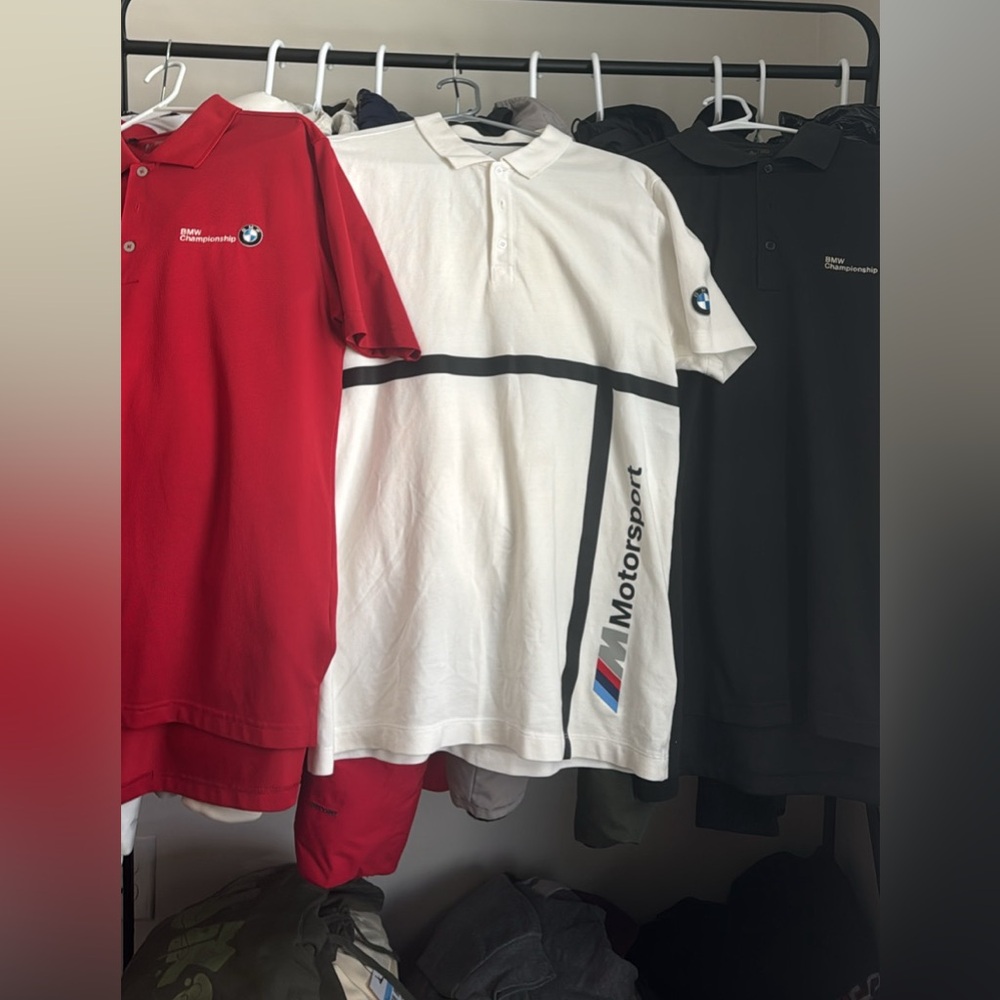 BMW polo shirts bundle of 3